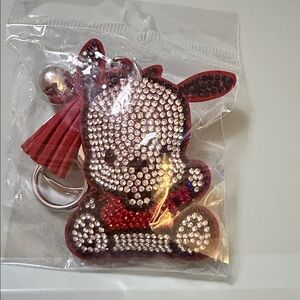 Rhinestone Inspired Pocha Keychain